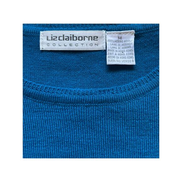 Liz Claiborne Womens/Teen Merino Wool Lightweight Sweater Size Medium - Picture 3 of 7